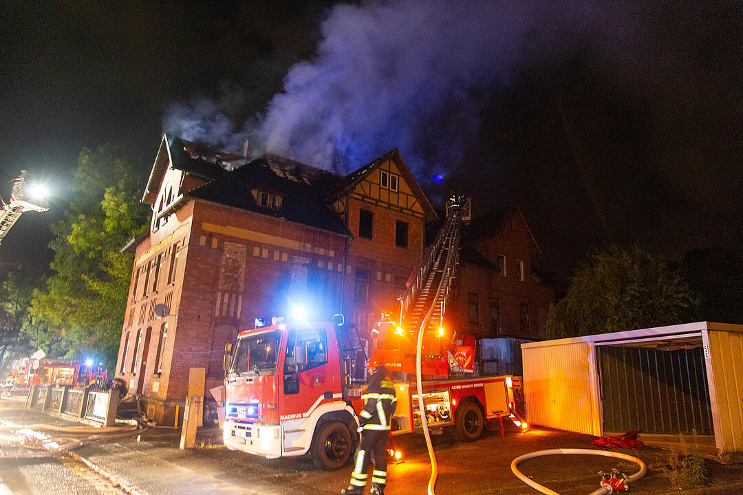 Coburg: Rettungseinsatz nach Brand in Mehrfamilienhaus
