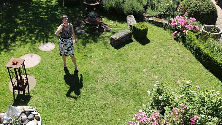 Impressionen aus Carmen Kunerts Gartenatelier in Thurnau. Foto: Barbara Herbst