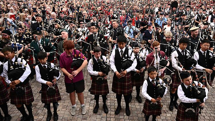 Weltrekord im Dudelsackspielen