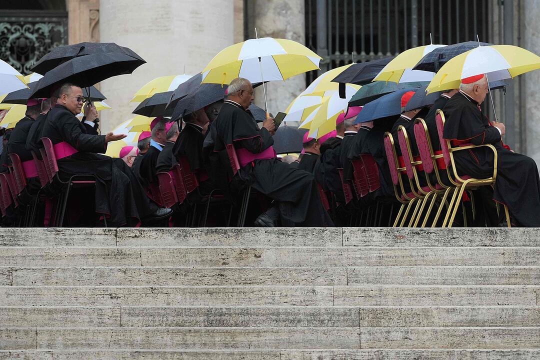 Generalaudienz auf dem Petersplatz im Vatikan