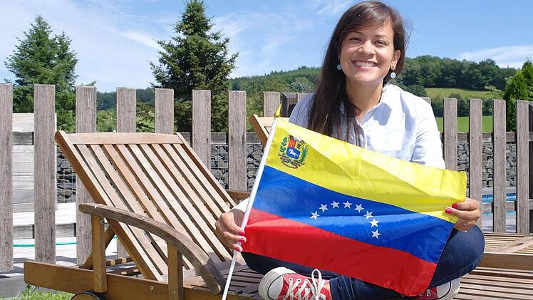Emilys Herz schlägt für zwei Länder: Venezuela und Deutschland. Foto: Steffi Elm