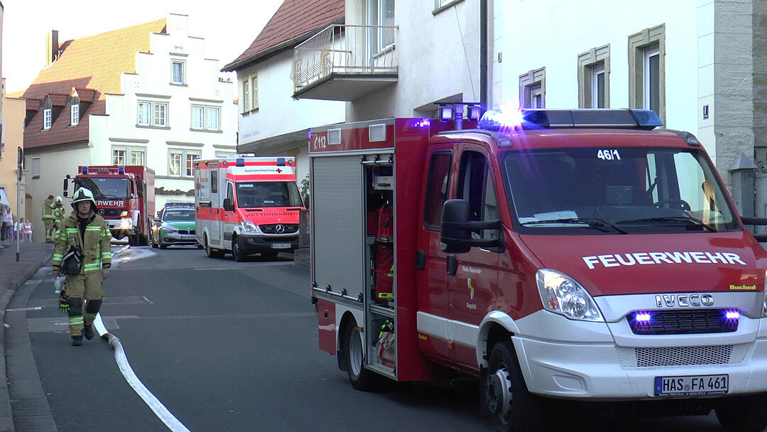 Haßfurt: Haus nach Brand unbewohnbar