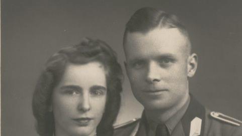 Mitten im Krieg heiratet Georg Schmidt die Kulmbacherin Gerda G&ouml;tz.Foto: Evi Wagner