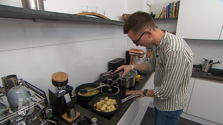 Die Kartoffelpralinen hat sich André anders vorgestellt. So will er sie lieber nicht servieren.