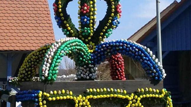 Osterbrunnen Teuchatz, Foto: Mario Krug