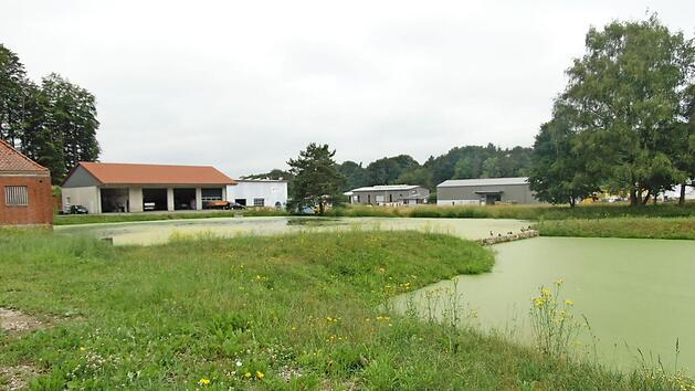 Die Kl&auml;ranlage mit Bauhof in Hiltpoltstein  Foto: Petra Malbrich