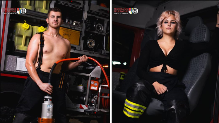 "Brandheiße" Fotostrecke: Volkacher Feuerwehr zieht für Kalender blank