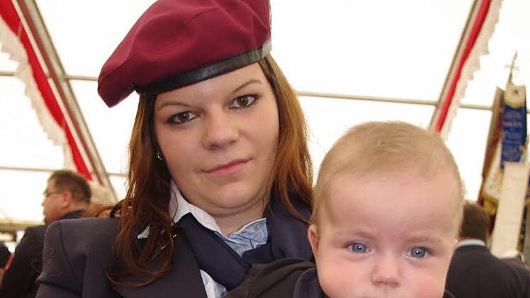 Der sechsjährige Paul ist das jüngstes Mitglied der Wehr in Au.