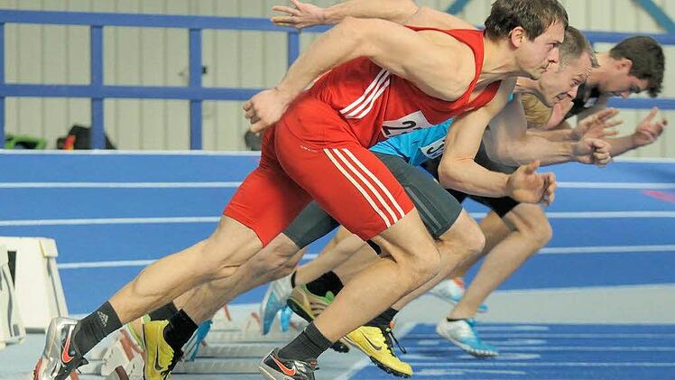 Christoph Lange (vorn) kam gut aus den Startblöcken.