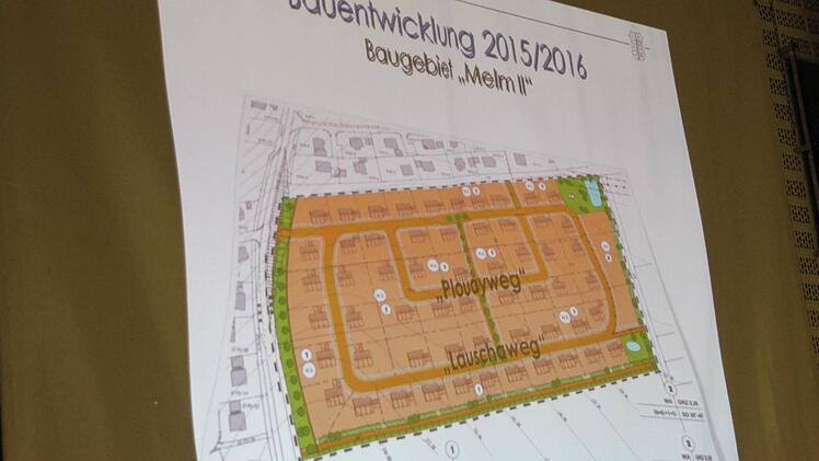 Das Baugebiet "Melm II" wird durch den Lauschaweg und den Plouayweg erschlossen.  Foto: Friedwald Schedel