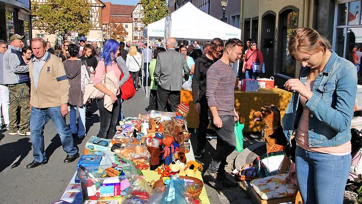 Herbstmarkt in Münnerstadt 2018. Dieter Britz