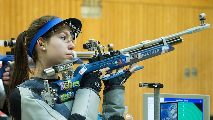 Hinter dem Einsatz von Lauertal-Schützin Sara Lechner (unser Bild) steht noch ein Fragezeichen.Anand Anders