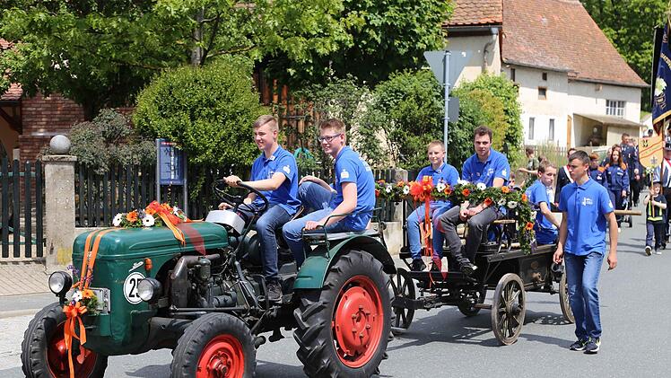 Die Kunreuther Feuerwehrjugend Foto: Franz Galster