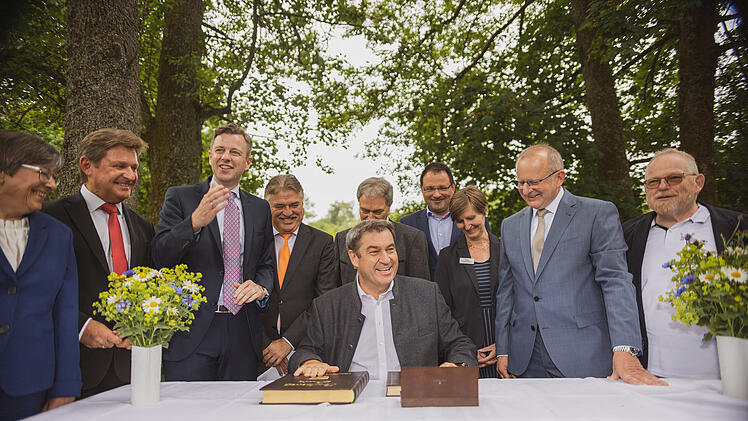 Hof: 50-Jahre Naturpark Frankenwald - Markus S&ouml;der gratuliert zum Jubil&auml;um