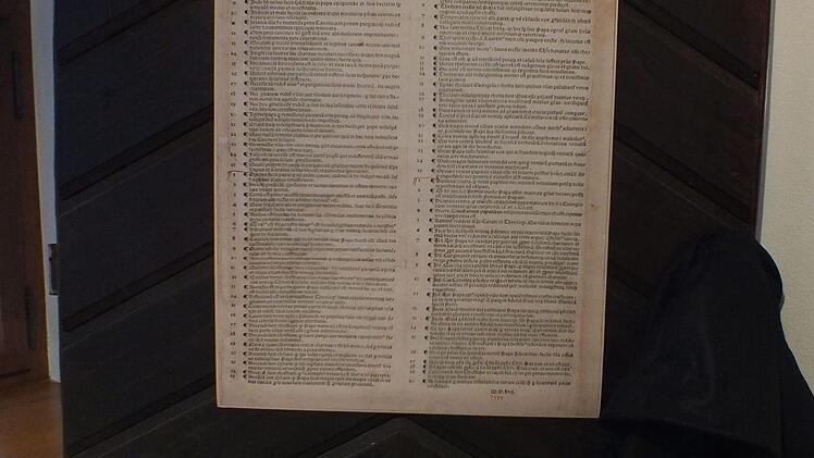 Tür mit den angeschlagenen 95 Thesen von Martin Luther Foto: Manfred Welker