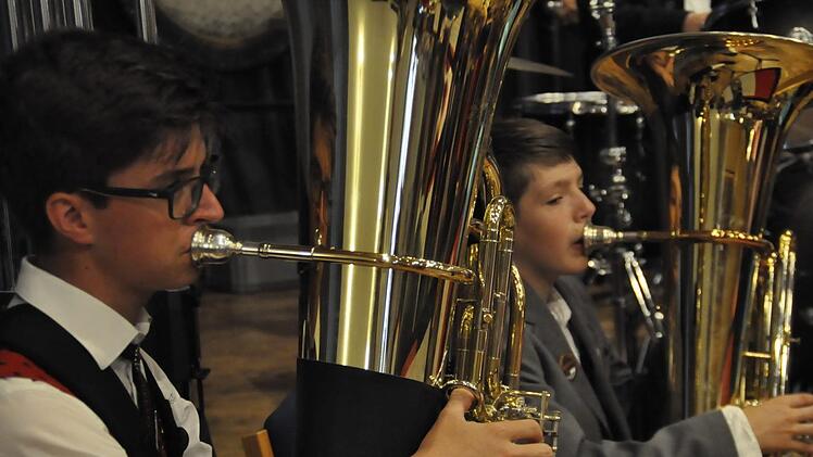 Abschlusskonzert der Unterfränkischen Bläserwoche in der Musikakademie Hammelburg.Peter Klopf