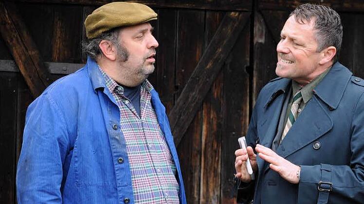 In sechs Folgen ist ab Donnerstag der Heppstädter Stefan Kügel als Sigge Wetzel (l.) in der Ost_West-Komödie "Sedwitz" zu sehen. Foto: BR/Günther Reisp