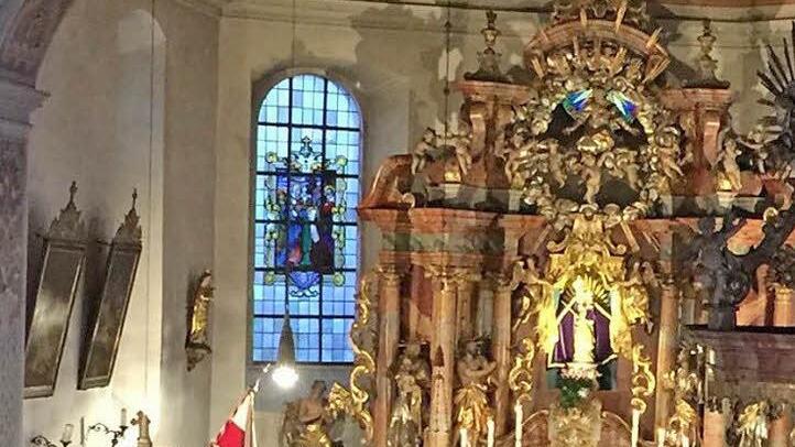 Der Musikverein Glosberg überzeugte und erfreute die Zuhörer mit seinem Weihnachtskonzert unter Leitung von Klaus urban in der Wallfahrtskirche "Mariä Geburt".  Foto: Karl-Heinz Hofmann