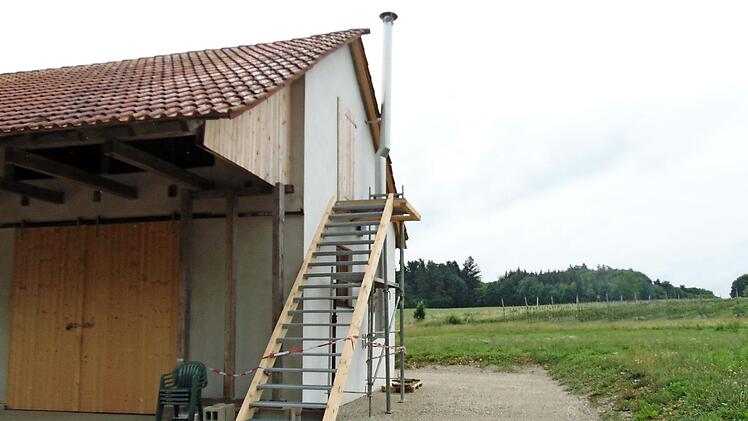 Die Kühllagerhalle, die auf dem Gelände von Stefan Bauer aus Oberrüsselbach entstehen wird, ist ein privilegiertes Bauvorhaben. Foto: Petra Malbrich