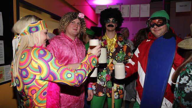 Fasching bei der Feuerwehr Eggolsheim. Fotos: Mathias Erlwein