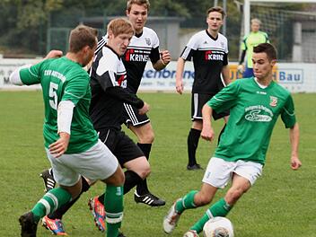Stefan Krines (Zweiter von links), Andre Karmann und Sebastian Götz (weiter von links) sowie ihre Sander Mannschaftskameraden wollen ihre jüngsten beiden Heimniederlagen wettmachen.