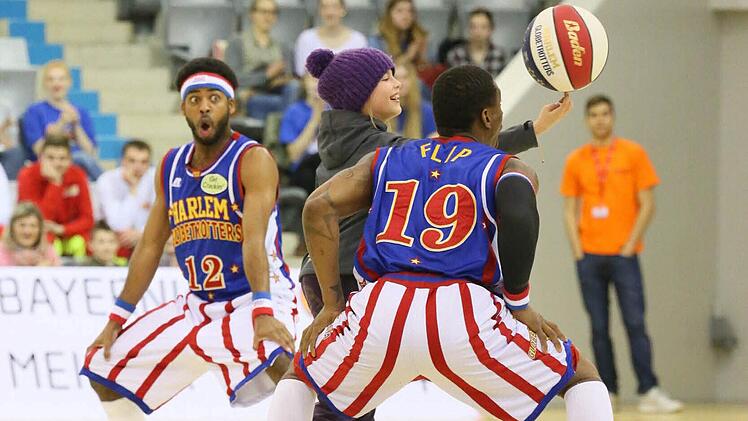 Am Dienstag waren die Harlem Globetrotters zu Gast in Coburg. Foto: Matthias Hoch