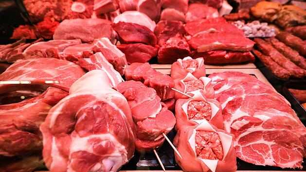 Fleisch im Supermarkt