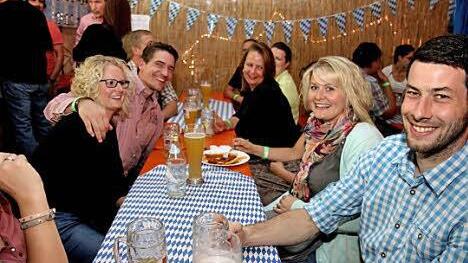Gut besucht war die Oktoberfest-Party.