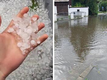 Spektakuläres Hagel-Unwetter in Bamberg: Feuerwehr zieht Bilanz