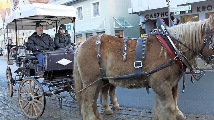 Wer wollte, konnte eine Runde mit der Pferdekutsche drehen.  Fotos: Carmen Schwind