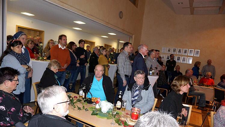 Beim Neujahrsempfang in WeisendorfRichard Sänger