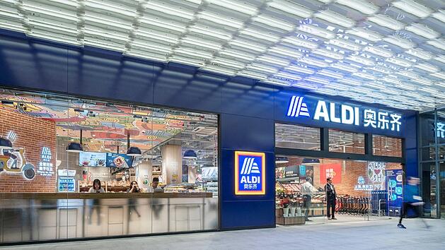 "Aldi" hat im "Reich der Mitte" bereits zwei Luxus-Filialen eröffnet. Foto: Andrew Meredith/Aldi China/dpa