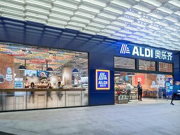"Aldi" hat im "Reich der Mitte" bereits zwei Luxus-Filialen eröffnet. Foto: Andrew Meredith/Aldi China/dpa
