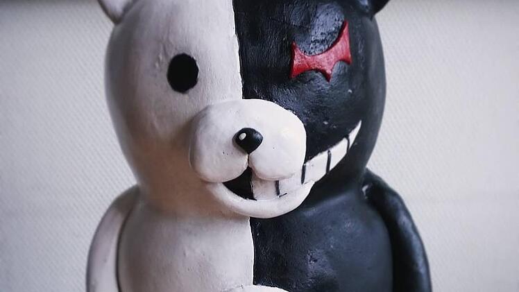 Der Anime-Charakter Monokuma.