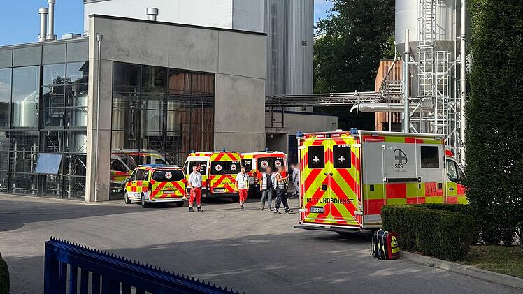 Bamberg: Gro&szlig;einsatz in Brauerei - 13 Verletzte