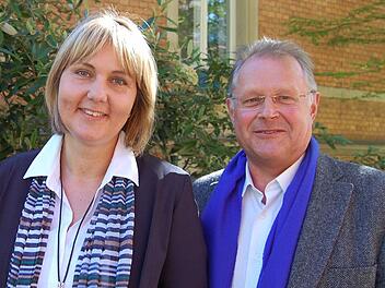 Birgit Weber und der neue Fraktionsvorsitzende Jürgen Oehm Foto: Oliver Schmidt