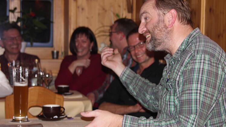 Viel zu lachen, gab's bei Helmut Vorndran.Foto: Ralf Kestel