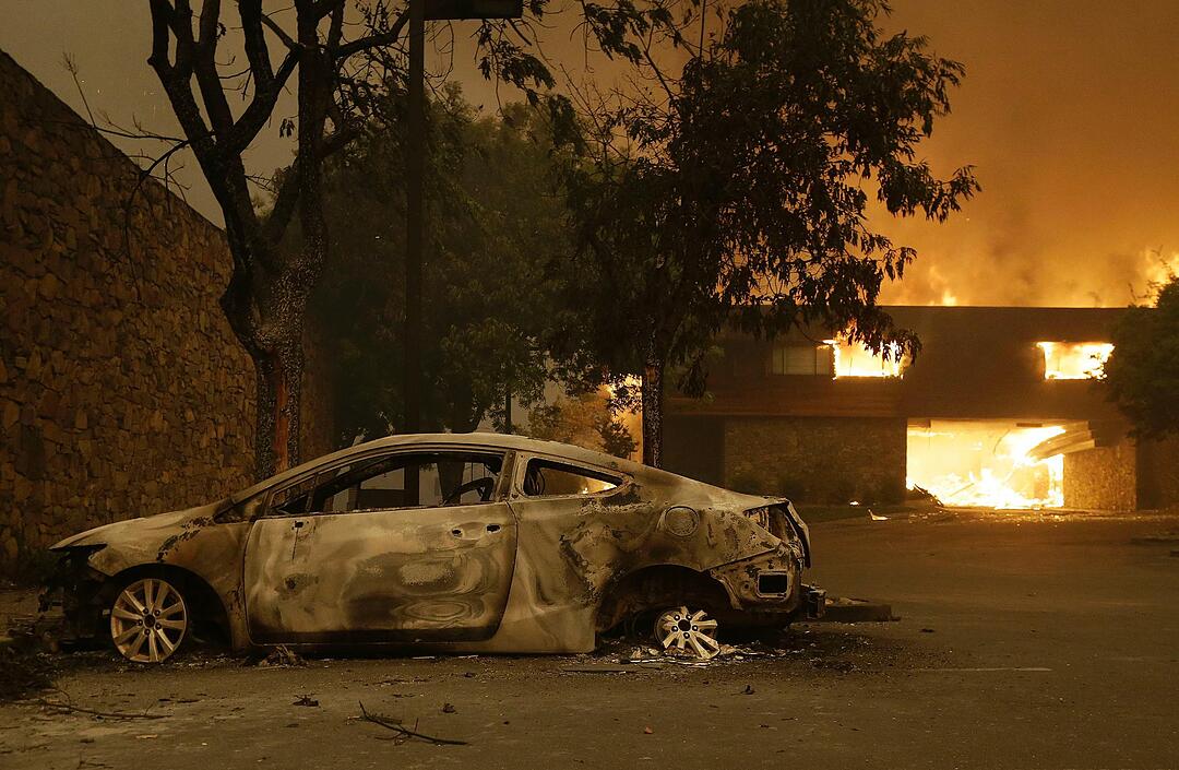 Flucht vor den Flammen in Kalifornien