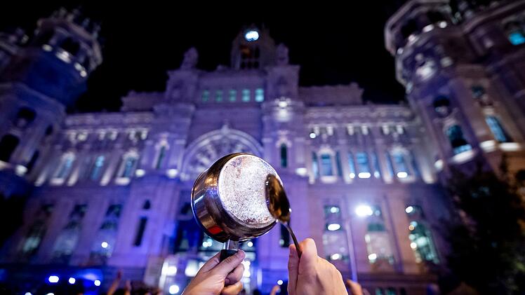 Protest gegen Wohnungsnot in Spanien