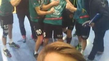 Hammelburger Sieger-Selfie nach dem Spiel in Delitzsch.