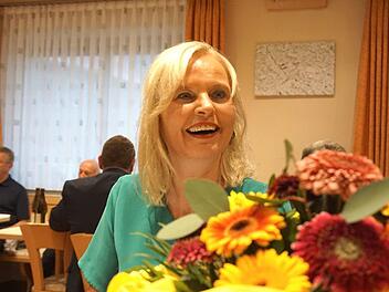 Sabine Hanisch geht optimistisch in den Wahlkampf.     Foto: Richard S&auml;nger