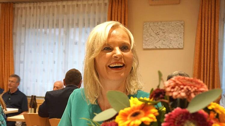 Sabine Hanisch geht optimistisch in den Wahlkampf.     Foto: Richard S&auml;nger