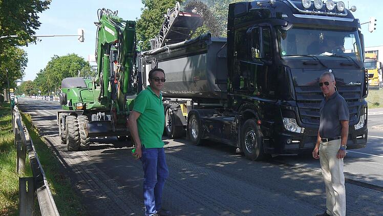 Derzeit wird zwischen Dörfles-Esbach und Coburg die ehemalige Staatsstraße saniert. Foto: Berthold Köhöer