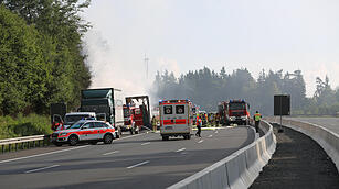 Jahrestag des schweren Bus-Unglücks auf der A9 bei Münchberg