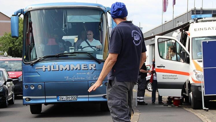 Flüchtlinge beziehen Notunterkunft in Bad Kissingen Foto: Benedikt Borst