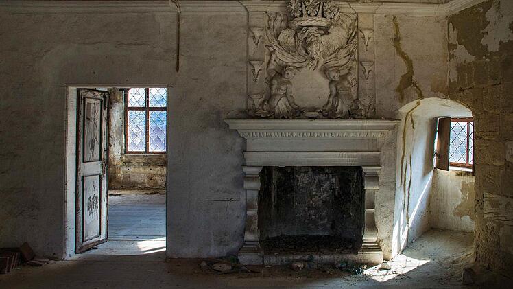 Auch das Kaminzimmer beeindruckte die Filmemacher.