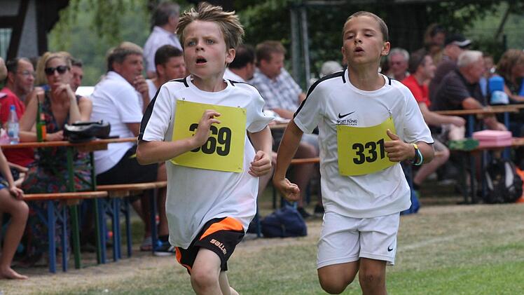 Besonders die Läufe waren beim Leichtathletik-Meeting in Rottershausen beliebt. Gekämpft wurde von allen.Reinhold Nürnberger