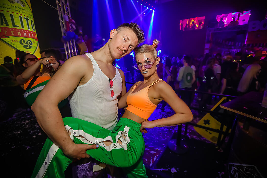 Beste Partystimmung in der Stadthalle