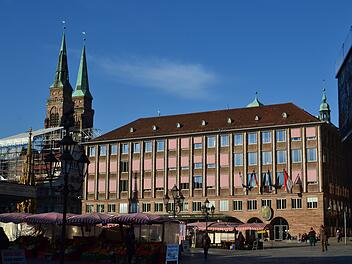 Neues Rathaus am N&uuml;rnberger Hauptmarkt.