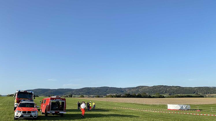 Kleinflugzeug auf Pferdekoppel abgestürzt: Pilot stirbt